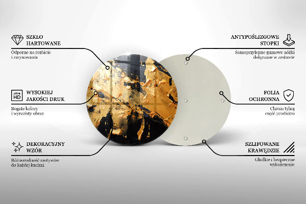 Cutting board Elegant paint texture