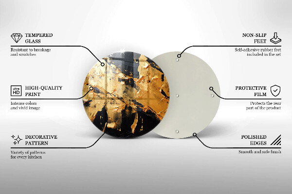 Cutting board Elegant paint texture