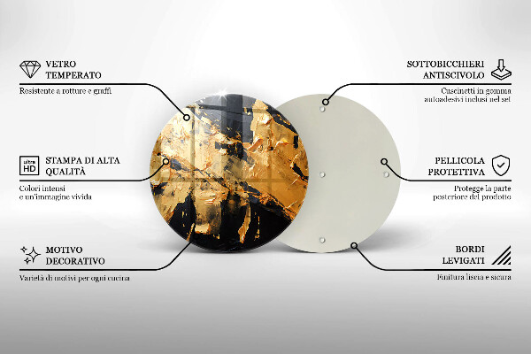 Cutting board Elegant paint texture