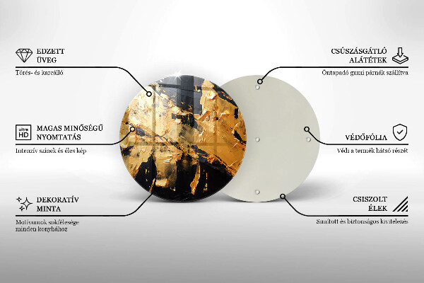 Cutting board Elegant paint texture