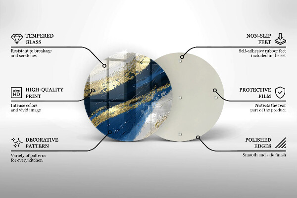 Cutting board Texture with gold