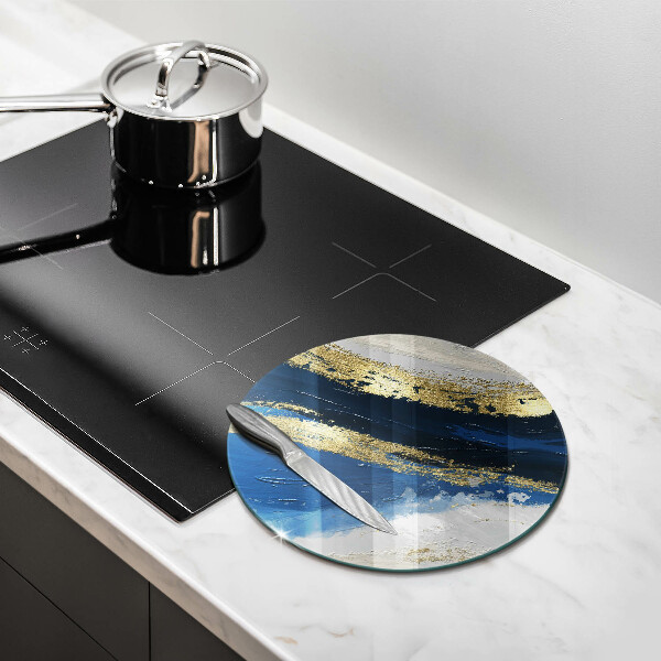 Cutting board Texture with gold