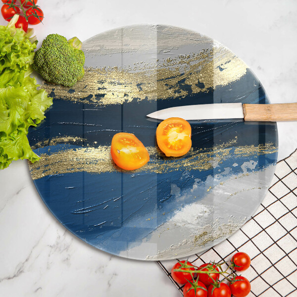 Cutting board Texture with gold