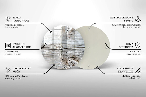 Cutting board Bright wood structure