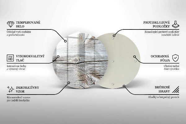 Cutting board Bright wood structure