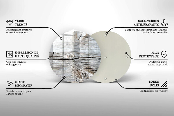 Cutting board Bright wood structure