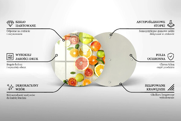 Cutting board Fruits citruses