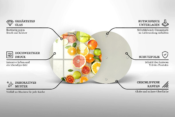 Cutting board Fruits citruses