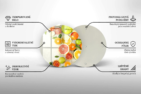 Cutting board Fruits citruses