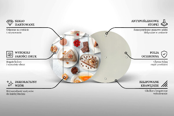 Cutting board Cake sweets