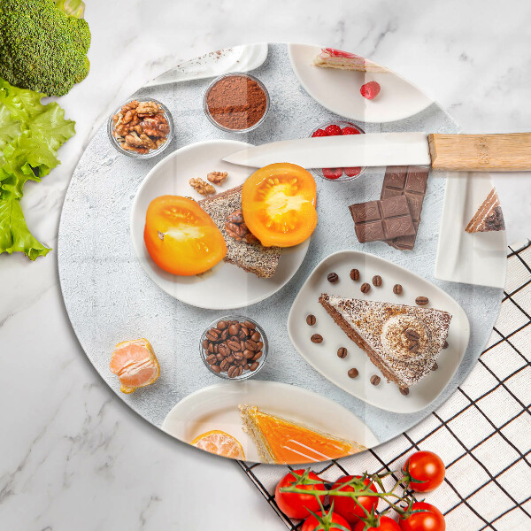 Cutting board Cake sweets