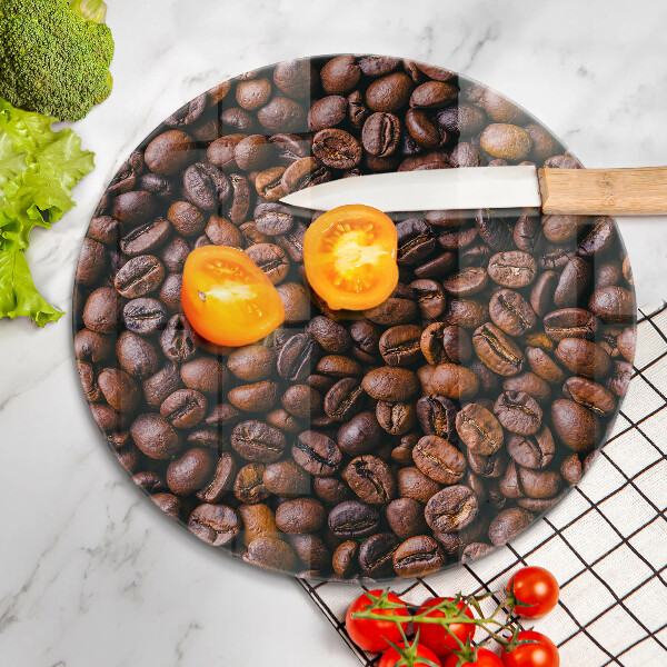 Cutting board Coffee beans