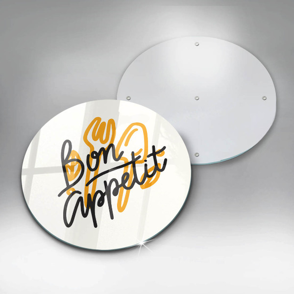 Cutting board The inscription Bon Appetit