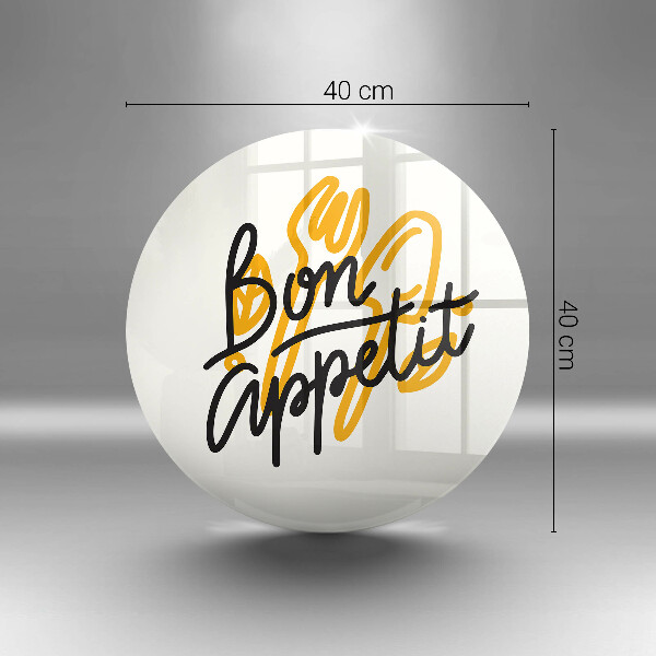 Cutting board The inscription Bon Appetit