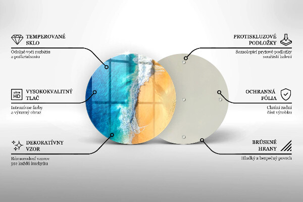 Cutting board Beach and sea