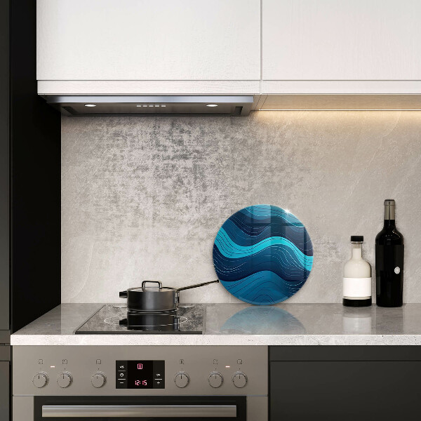 Cutting board Abstract waves