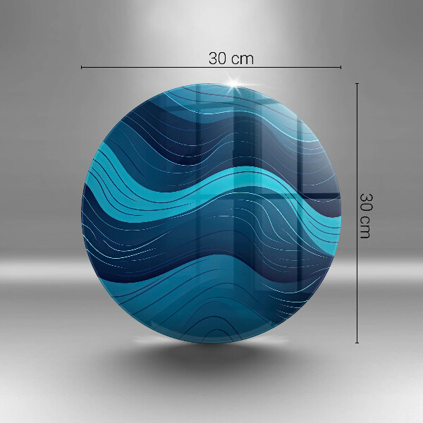 Cutting board Abstract waves
