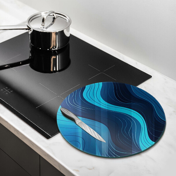 Cutting board Abstract waves
