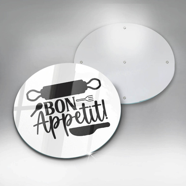 Cutting board The inscription Bon Appetit