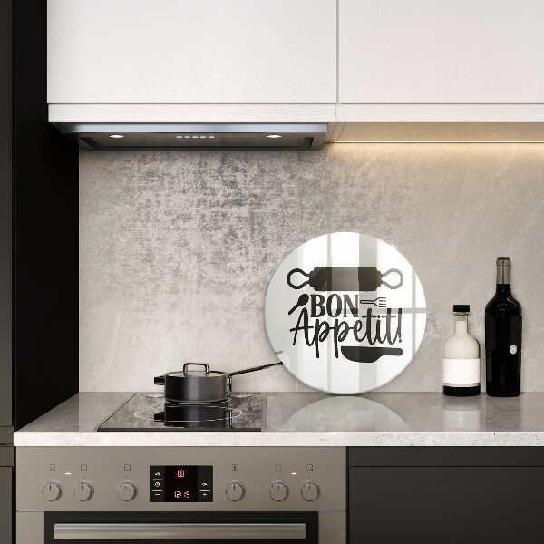 Cutting board The inscription Bon Appetit