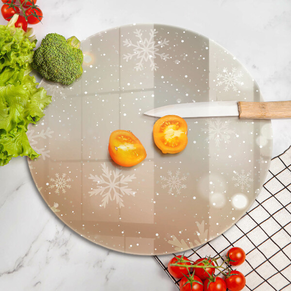 Cutting board Snowflakes
