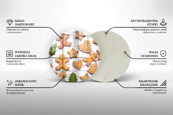 Cutting board Christmas gingerbread