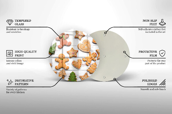 Cutting board Christmas gingerbread