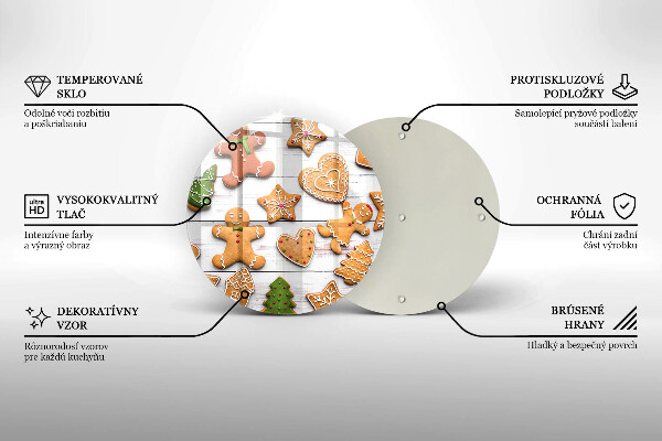 Cutting board Christmas gingerbread