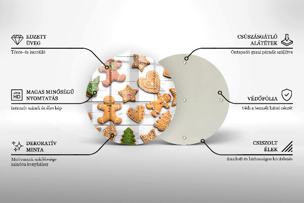 Cutting board Christmas gingerbread