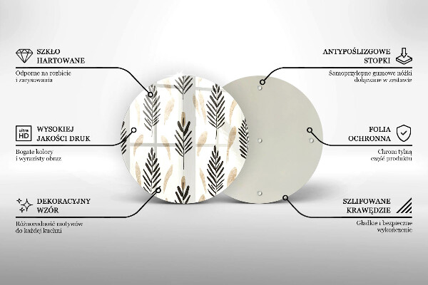 Cutting board Boho plants