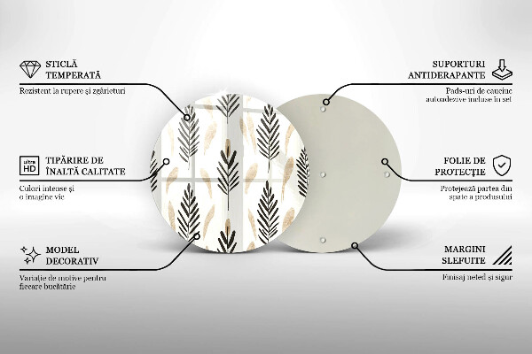 Cutting board Boho plants