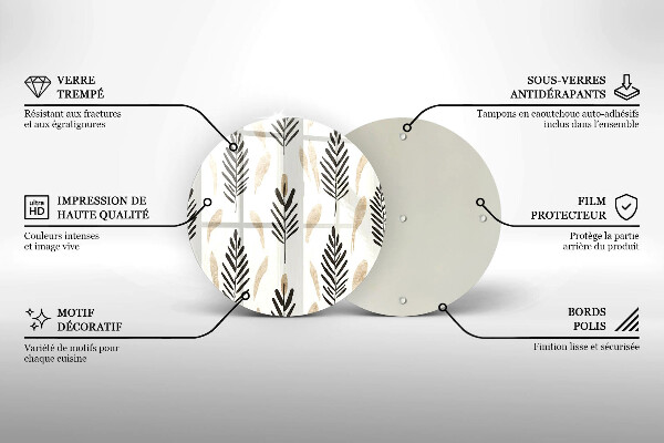 Cutting board Boho plants