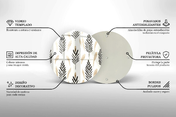 Cutting board Boho plants