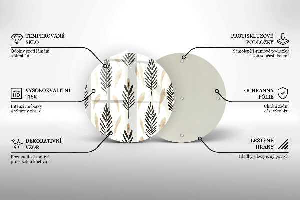 Cutting board Boho plants