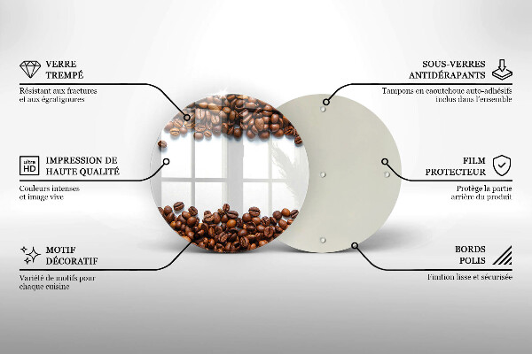 Cutting board Grain coffee