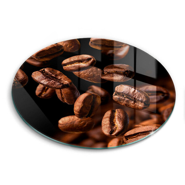 Cutting board Brown coffee beans