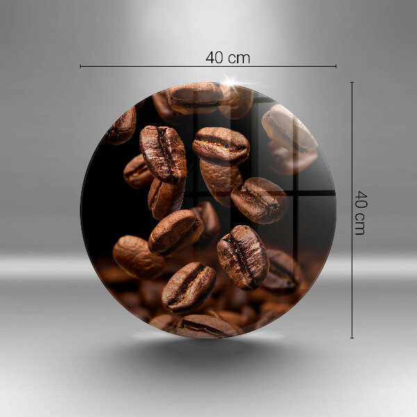 Cutting board Brown coffee beans