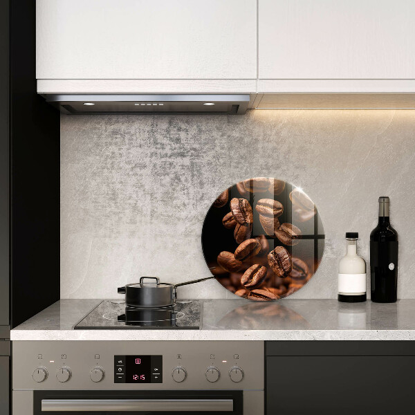 Cutting board Brown coffee beans