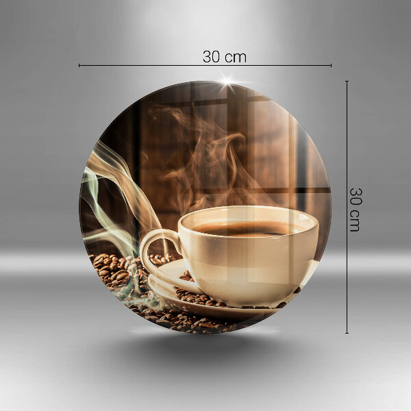 Cutting board Cup and coffee beans