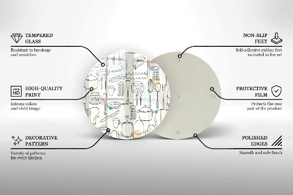 Chopping board glass Kitchen accessories