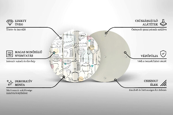 Chopping board glass Kitchen accessories
