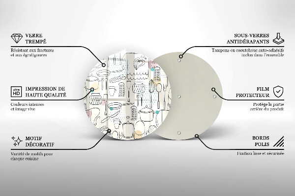 Chopping board glass Kitchen accessories