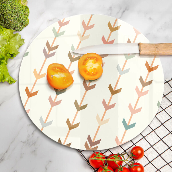 Chopping board glass Geometric elements