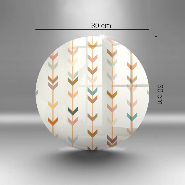 Chopping board glass Geometric elements