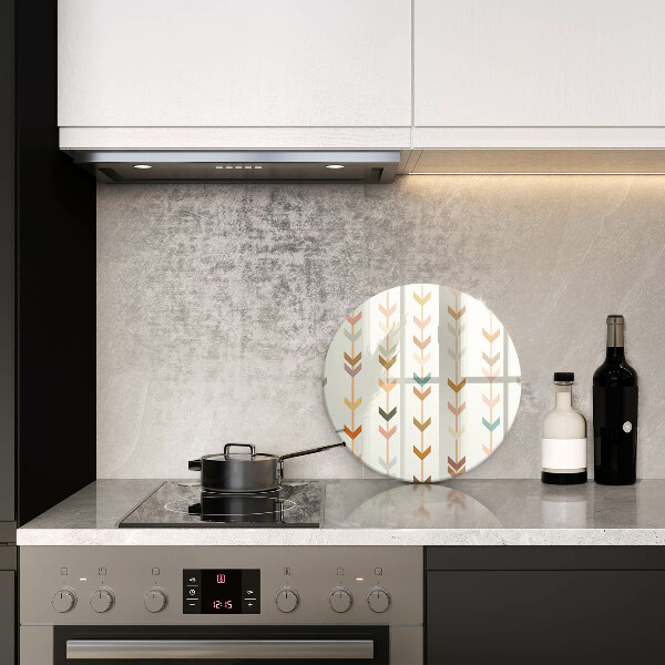 Chopping board glass Geometric elements