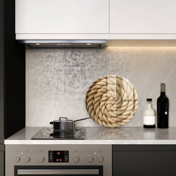 Chopping board glass Thick rope rope