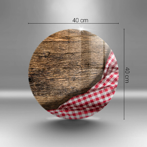 Chopping board glass Wooden table