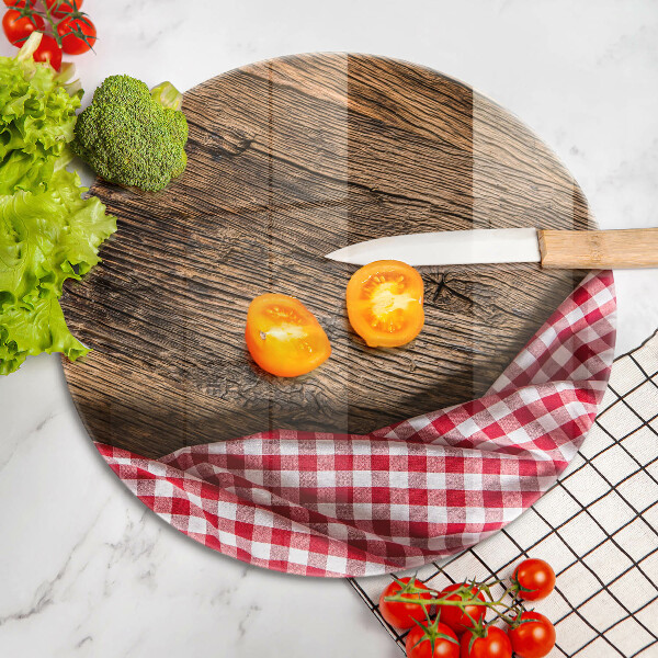 Chopping board glass Wooden table