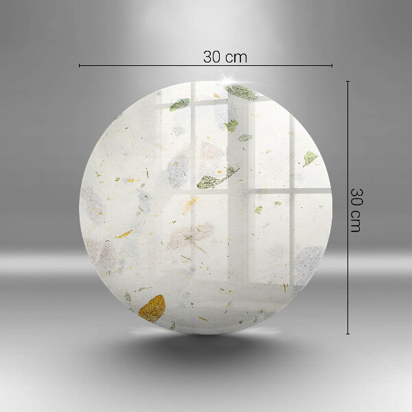 Chopping board glass Falling leaves