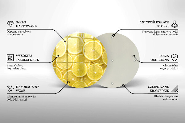 Kitchen worktop protector Lemon fruit